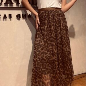 falda animal print